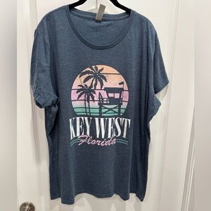 Key West Florida Women Plus 1X Top  NWOT